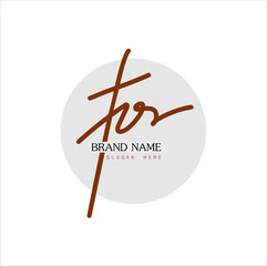 Signature logo,  initial 