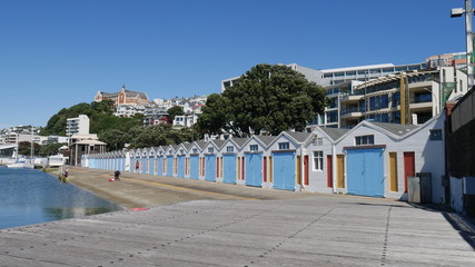 Marina huts