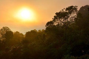 Sunrise at Batur volcano, Bali