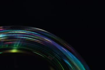 rainbow spectrum abstract background on black