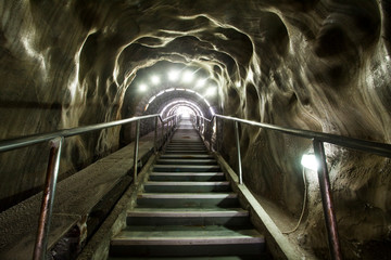 Salt mine corridor