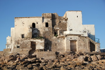 castle in the mountains