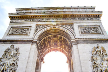 Fototapeta na wymiar Arc de Triomphe Paris, France