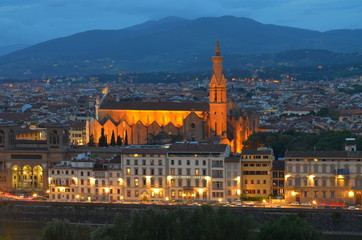 Fototapeta na wymiar Beautiful landmark of Florence Italy