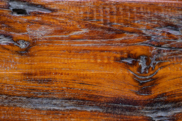 Naklejka premium close up of abstract wooden texture, Wood texture background, Brown wood texture. Abstract wood texture background.