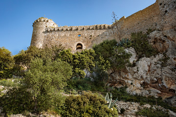 Fototapeta na wymiar Castillo de Santueri en Felanitx
