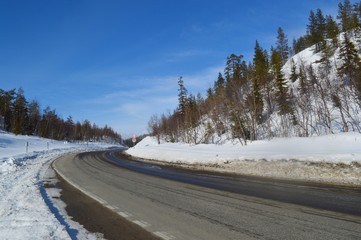 Obraz premium road in the mountains