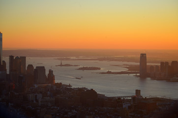 Naklejka premium View of Hudson River
