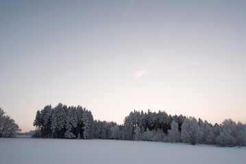 sunrise in the mountains