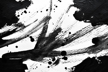 Ink texture - water color and Black ink textures japan

