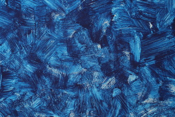 Blue watercolor acrylic paint stain Dynamic Brush Stroke. Art Abstract Space for Text or log. Concept for stickers, banners, cards, advertisement