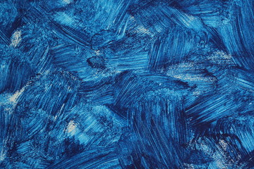 Blue watercolor acrylic paint stain Dynamic Brush Stroke. Art Abstract Space for Text or log. Concept for stickers, banners, cards, advertisement