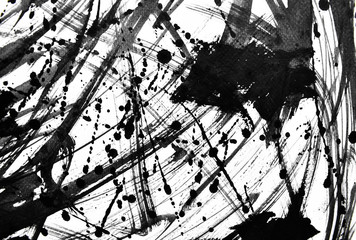 Ink texture - water color and Black ink textures japan


