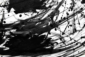 Ink texture - water color and Black ink textures japan

