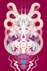 vector illustration of an abstract background