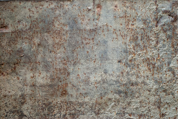 Abstract of old Zinc sheets with rusty Zinc background