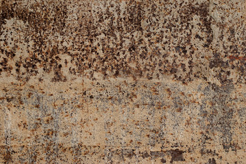Abstract of old Zinc sheets with rusty Zinc background