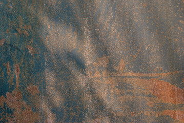 Abstract of old Zinc sheets with rusty Zinc background