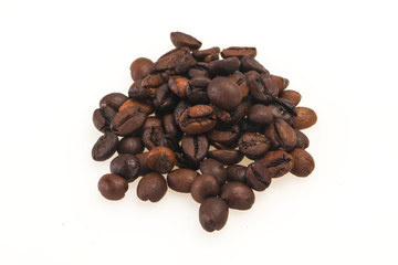 Roasted coffee beans for cooking