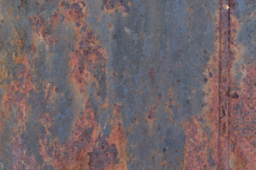 Abstract corroded colorful rusty metal background, rusty metal texture