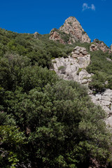 Fototapeta na wymiar Gorge d'Heric Languedoc France. Rocks. Canyon. Valley
