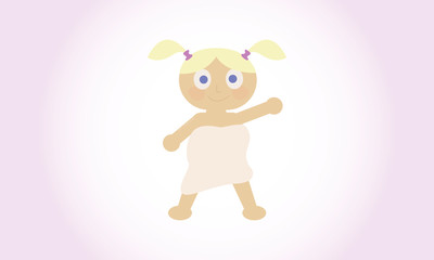 Obraz premium Girl after shower