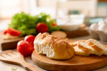 delicious homemade baguette