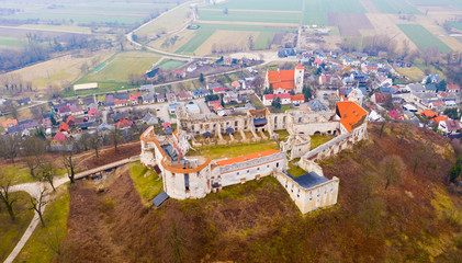 Ruined medieval Janowiec Castle, Poland