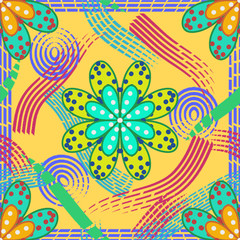 seamless repeat floral pattern