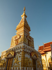 Nakorn Phanom, Thailand - Nov 18th, 2019: Phra In Plaeng is the southern-most of the string of temples that line the Mekong in Nakhon Phanom.