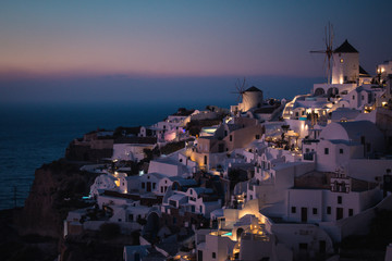 santorini sunset