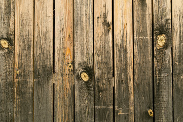 Old black brown wooden wall