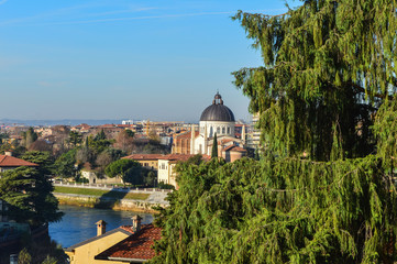 Nice view of Verona from the hill.