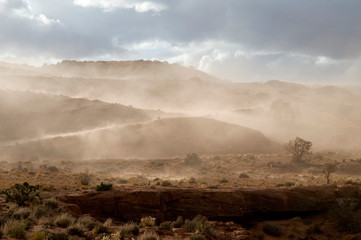 Landscape of Monument valley. Navajo tribal park, USA. Utah.