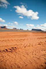Landscape of Monument valley. Navajo tribal park, USA. Utah.