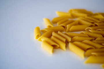 pasta on white surface