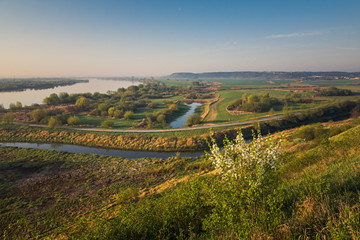 Vistula River Valley in Gniew, Pomorskie, Poland