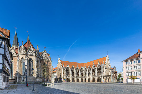Braunschweiger Altstadtrathaus und St. Martini