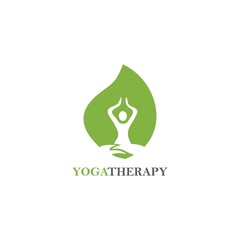 yoga Therapy Logo Vector