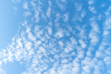 Clouds in the blue sky Background