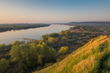 Vistula River Valley in Gniew, Pomorskie, Poland