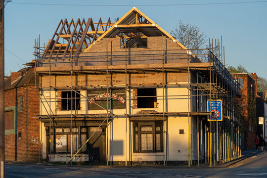 The horseshoe public house renovation on Station Road, Old Hill