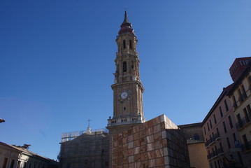 Zaragoza is a big beautiful city in Spain