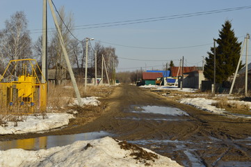 winter in the village