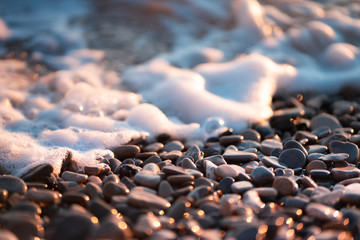 stones on the beach