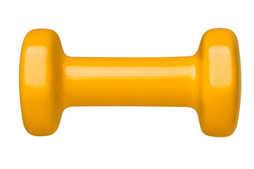 dumbbell isolated on white