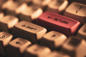 close up of keyboard