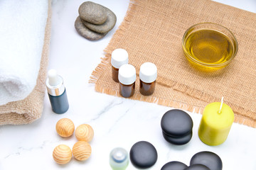 Fototapeta na wymiar Cosmetic essential oil for skin care
