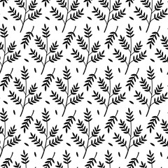 vector seamless pattern. floral stylish background