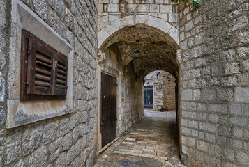 ancient street in the city
